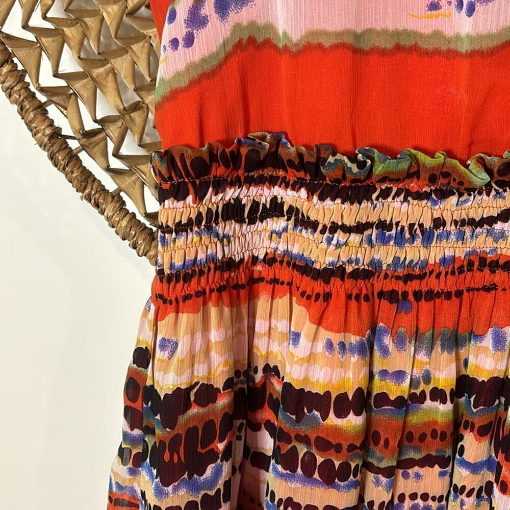 RYAN New York Orange Dress Size Medium - Picture 5 of 9